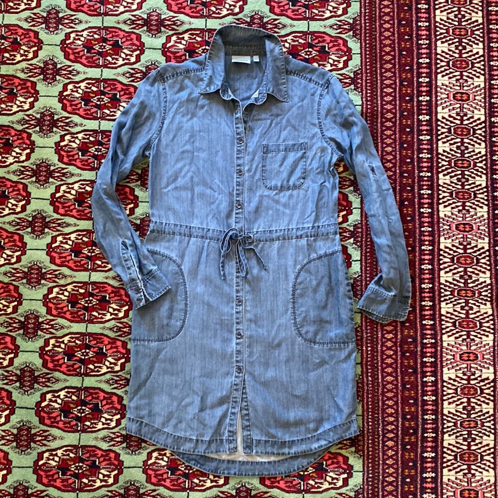 Athleta Denim Shirt Dress Women’s XS